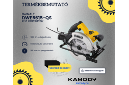 Termékbemutató - DeWALT DWE5615-QS Kézi körfűrész (1500W/184mm)