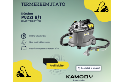 Termékbemutató - Kärcher Puzzi 8/1 Kárpittisztító 1.100-240.0 Termékbemutató - Kärcher Puzzi 8/1 Kárpittisztító 1.100-240.0