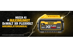 Szerezzenek DEWALT POWERSTACK XR 54 V DCB547-XJ akkumulátort ING