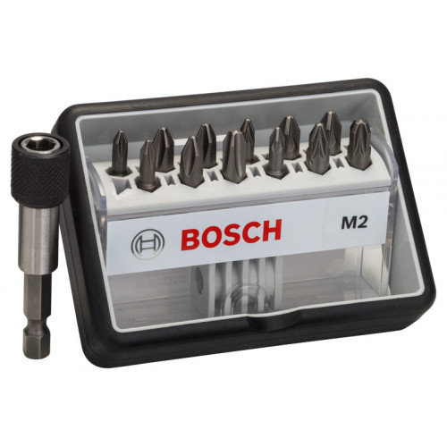 BOSCH 12+1 Csavarozó bit készlet extrakemény Robust Line, M Extra-Hart 2607002564 BOSCH 12+1 Csavarozó bit készlet extrakemény Robust Line, M Extra-Hart 2607002564