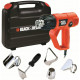 Black & Decker KX2001K-QS Hőlégfúvó 2000W 50-450/90-600°C, koffer