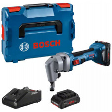 BOSCH GNA 18V-16 E PROFESSIONAL Akkus folyamatos lyukasztó (18V/2x4,0Ah) L-BOXX 0601529601