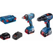 BOSCH GSR 18V-50 + GDX 180-LI (3x 5,0 Ah + GAL 188CV), L-boxx 136 06019G5227