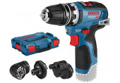 BOSCH GSR 12V-35 FC Akkus fúrócsavarozó, L-BOXX tárolóban, adapterrel 06019H3003