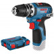 BOSCH GSR 12V-35 FC Akkus fúrócsavarozó L-BOXX, GFA 12-B 06019H3002