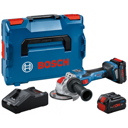 BOSCH GWX 18V-15 SC PROFESSIONAL Akkus sarokcsiszoló (18V/2x8,0Ah) L-BOXX 06019H6501