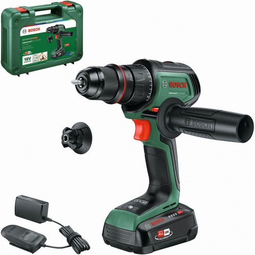 BOSCH AdvancedDrill 18V-80 QuickSnap Akkus fúrócsavarozó, 1x 2,5 Ah akku, töltő 06039E2001