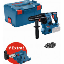 BOSCH GBH 18V-28 CF + GDE Akkus fúrókalapács SDS-Plus, L-BOXX 0611921004