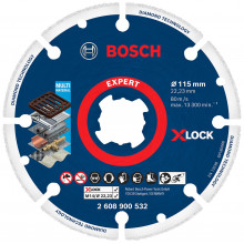 BOSCH EXPERT Diamond Metal Wheel X-LOCK vágótárcsa, 115 x 22,23 mm 2608900532