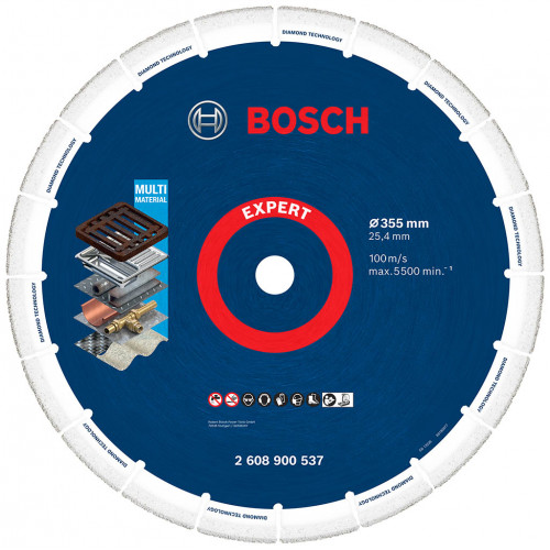 BOSCH EXPERT Diamond Metal Wheel nagy méretű vágótárcsa, 355 x 25,4 mm 2608900537