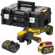 DeWALT DCG409T1-QW Akkus sarokcsiszoló XR FlexVolt (125mm/54V/1x6,0Ah) Tstak