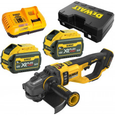 DeWALT DCG460X2-QW Sarokcsiszoló XR FlexVolt (230mm/54V/2x9,0Ah) Bőrönd