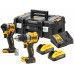 DeWALT DCK2051H2T-QW Akkus kombó szett (DCD800+DCF850+18V/2x5,0Ah PowerStack) Tstak