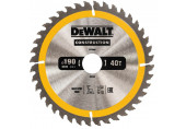 DeWALT DT1945-QZ Contruction Körfűrészlap kézi körfűrészekhez 190x30mm, 40 fog WZ 10°