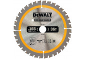 DeWALT DT1950-QZ Extreme Körfűrészlap akkus kézi körfűrészekhez 165x20mm, 36 fog WZ 20°