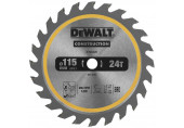 DeWALT DT20420-QZ Construction Körfűrészlap 115x9,5mm, 24 fog ATB 20°