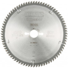 DeWALT DT4287-QZ Extreme Körfűrészlap állványos fűrészhez, 250 x 30 mm, 80 fog, TCG, -5°