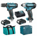 Makita CLX201SAX6 akkus szett DF331DZ+TD110DZ, 2x2Ah akkuval+thermo Makpac koffer