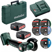 Metabo PowerMaxx CC 12 BL Akkus sarokcsiszoló (76mm/12V/2x2,0Ah) MetaBox 145 600348500