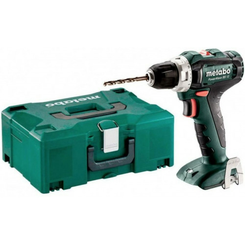 Metabo PowerMaxx BS 12 akkus fúrócsavarozó tokmányos (12V/Akku és töltő nélkül) 601036840