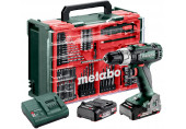 Metabo SB 18 L Set Akkus Ütvefúró-Csavarozó készlet fúrószárakka (2x2Ah/18V) 602317710