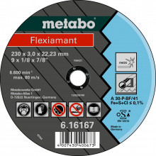 Metabo Flexiamant vágótárcsa 125 x 2,5 x 22,23 Inox, TF 41 616738000