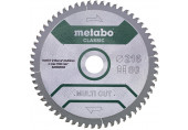 Metabo "Multi Cut Classic" HW/CTFűrészlap 216x30, 60 PZ/LZ 5° 628066000