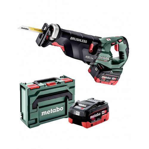 Metabo SSEP 18 LTX BL MVT Akkus kardfűrész (18V/2x8,0Ah) MetaBOX 165 L 602258810