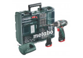 Metabo PowerMaxx BS SET Akkus fúrócsavarozó (34Nm/12V/2x2,0Ah) koffer 600080880