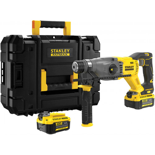 Stanley SFMCH900M22-QW FatMax V20 Akkus kombikalapács SDS-Plus (2J/18V/2x4,0Ah) koffer