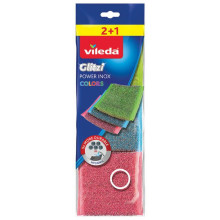 VILEDA Glitzi Power Inox Colors Súrolószivacs 2+1db 174725