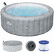 BESTWAY Lay-Z-Spa Bali EnergySense Smart AirJet Felfújható jakuzzi, 196 x 71 cm 6001N