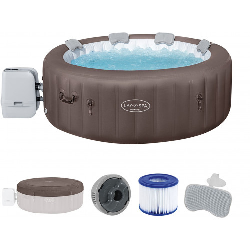 BESTWAY Lay-Z-Spa Dominica EnergySense Smart HydroJet Jakuzzi, 196 x 71 cm 6001S