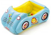 BESTWAY Fisher-Price Felfújható autó labdákkal, 119 x 79 x 51 cm 93535