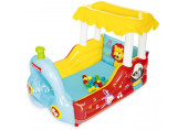 BESTWAY Fisher-Price Felfújható mozdony labdákkal, 132 x 94 x 89 cm 93537