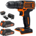 Black & Decker BDCDC18B Akkus fúrócsavarozó Li-Ion (2x1,5Ah/18V) 10,3/30Nm