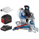 BOSCH GCM 18V-305 GDC Leszabó- és gérvágó fűrész Li-Ion BITURBO, 2x12,0Ah 0601B43001