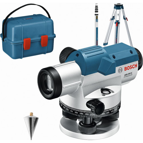 BOSCH GOL 20 G PROFESSIONAL Optikai szintező + BT 160 + GR 500 0601068403