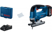 BOSCH GST 185-LI Akkus szúrófűrészek, 1x 4,0 Ah, GAL 18V-20, szerszámkoffer 06015B3023