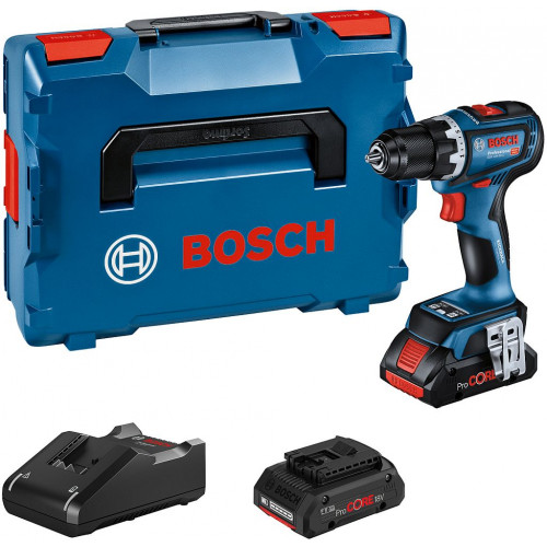 BOSCH GSR 18V-90 C PROFESSIONAL Akkus fúrócsavarozó, L-BOXX, 2× 4,0 Ah 06019K6005