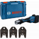 BOSCH GPT 18V-32 PROFESSIONAL Akkus préselőszerszám, L-BOXX, 06019M2104