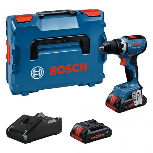 BOSCH GSR 18V-65 PROFESSIONAL Akkus fúrócsavarozó, 2× ProCORE 4.0Ah, L-Boxx 06019N3206