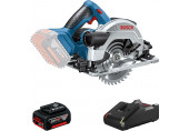 BOSCH GKS 18V-57 Akkus körfűrész + GBA 18V 4.0Ah + GAL 18V-40 0615990M42