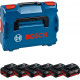 BOSCH GBA 18V 4.0Ah PROFESSIONAL Akkumulátor szett (18V/6x4,0Ah) L-Boxx1600A02A2S