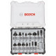 BOSCH 15 részes vegyes alakmaróbetét-készlet, 6 mm-es szárral 2607017471