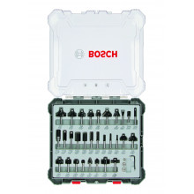 BOSCH 30 részes vegyes alakmaróbetét-készlet, 6 mm-es szárral 2607017474