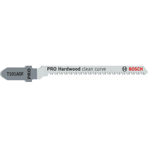 BOSCH PRO Hardwood clean curve T101AOF szúrófűrészlap, 83 mm, 5 db 2608634233