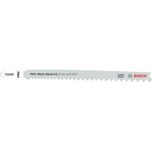 BOSCH PRO Multi Material thick and thin T345XF szúrófűrészlap, 132 mm, 3 db 2608634993