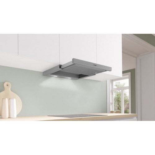 Bosch Serie 2, Teleszkópos páraelszívó, 60 cm, Ezüst, fémes DFL064W53