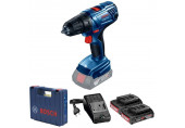 BOSCH GSR 180-LI PROFESSIONAFúrócsavarozó 2x 2Ah, Li-Ion akkuval, 54Nm + Koffer 06019F8109